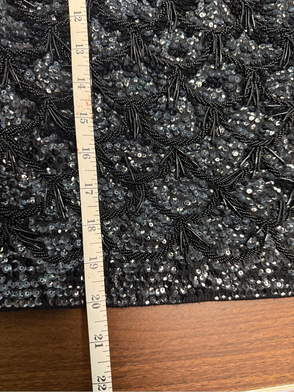 Vintage 60s/70s Black Hand-Beaded Tank Top - Women - Picture 13 of 13